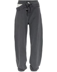 The Attico - Slit-Detail Track Pants - Lyst