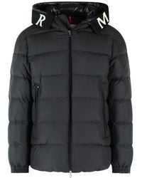 Moncler - Logo-Detail Hooded Puffer Jacket - Lyst