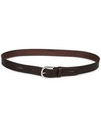 Orciani - Embossed Leather Belt - Lyst