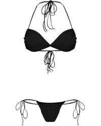 Amir Slama - Triangle Tie-Fastening Bikini Set - Lyst
