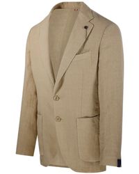 Santaniello - Buttoned Single-Breasted Blazer - Lyst