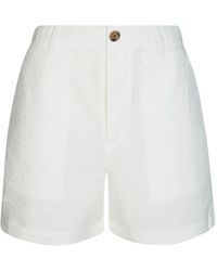Sun 68 - Logo-Embroidered Shorts - Lyst