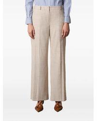 Brooks Brothers - Wide-Leg Pinstripe Trousers - Lyst