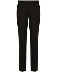Dolce & Gabbana - Wool Trousers - Lyst
