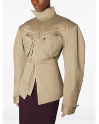 Mugler - Giacca Cargo Con Maniche A Palloncino - Lyst