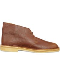 Clarks - Leather Desert Boots - Lyst
