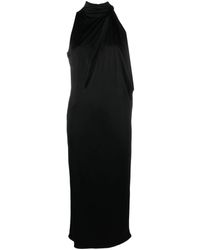 Versace - Cut-out Draped Cocktail Dress - Lyst