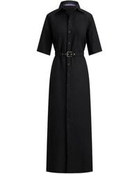 Ralph Lauren - Carol Buckled Shirt Maxi Dress - Lyst
