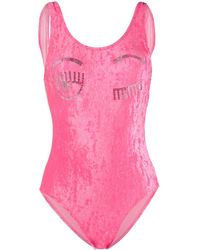 Chiara Ferragni 'Flirting' Badeanzug - Pink