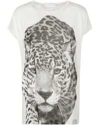 Stella McCartney - Jaguar-Print T-Shirt - Lyst