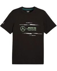 PUMA - X Mercedes Amg Petronas F1 Team Logo-print T-shirt - Lyst