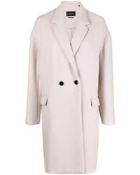 Isabel Marant - Double-Breasted Midi Coat - Lyst