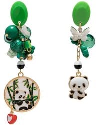 Amir Slama - Panda-Charm Drop Earrings - Lyst