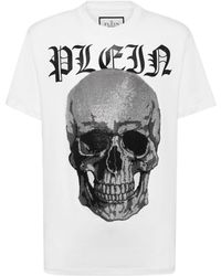 Philipp Plein - Crystals Skull T-Shirt - Lyst