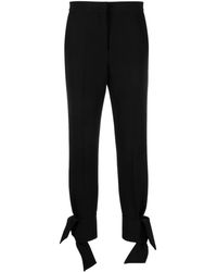 MSGM - Tie-fastening Tailored Trousers - Lyst