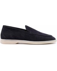 SCAROSSO - Ludovica Suede Loafers - Lyst