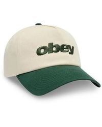 Obey - Baseballkappe Mit Logo-Stickerei - Lyst