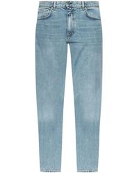 Theory - Logo-Patch Jeans - Lyst