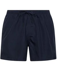 Tagliatore - Drawstring-Fastening Swim Shorts - Lyst