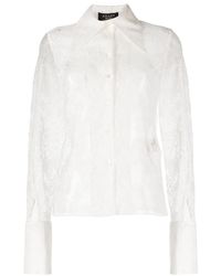 A.W.A.K.E. MODE - Lace Pointed-collar Shirt - Lyst