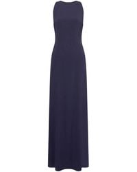 Alberta Ferretti - Robe Longue À Design Sans Manches - Lyst
