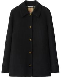 Burberry - Wool Twill Overshirt - Lyst