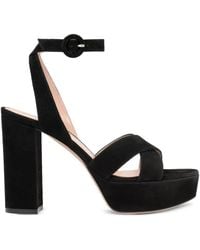 Gianvito Rossi - Crossover Platform Sandals - Lyst