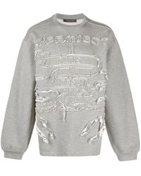 Y. Project - Paris' Best Distressed Cotton Sweatshirt - Lyst