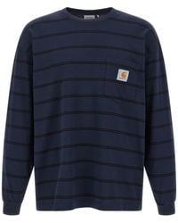 Carhartt - Cadorna Striped Long-Sleeved T-Shirt - Lyst