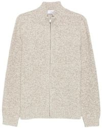 Lardini - Melierter Pullover Mit Reißverschluss - Lyst