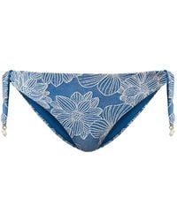 Twinset - Jacquard Bikini Thong With Pearls - Lyst