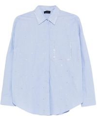 Liu Jo - Rhinestone Shirt - Lyst
