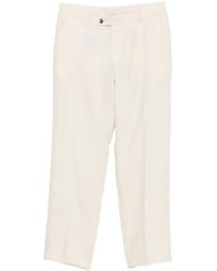 Dell'Oglio - Pressed-Crease Trousers - Lyst