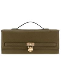 MICHAEL Michael Kors - Medium Hamilton Moderne Leather Clutch Bag - Lyst