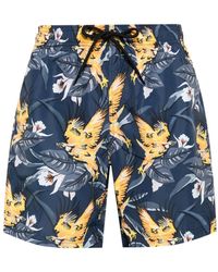 Sundek - Eagle-print Swim Shorts - Lyst