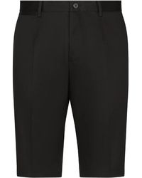 Dolce & Gabbana - Shorts Sartoriali Al Ginocchio - Lyst