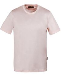 Moorer - Round-Neck Slim-Fit T-Shirt - Lyst