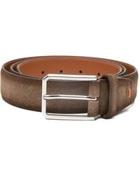 Santoni - Suede Belt - Lyst