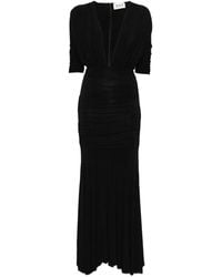 TOVE - V-Neck Ruched Dress - Lyst
