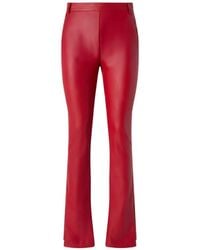 Pinko - High-Shine Flared Trousers - Lyst