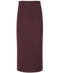 Nissa - High-Waisted Midi Skirt - Lyst