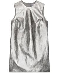 MSGM - Crew-Neck Sleeveless Mini Dress - Lyst