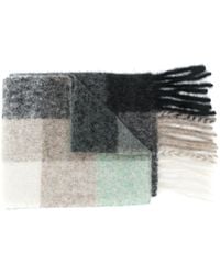 Acne Studios - Checked Mohair-blend Scarf - Lyst