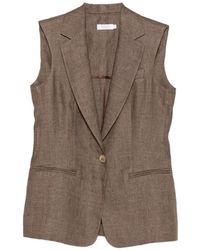 Barba Napoli - Sleeveless Single-Breasted Jacket - Lyst