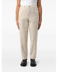 Eleventy - High-Waisted Patch-Pocket Trousers - Lyst