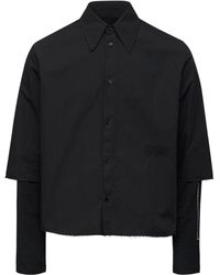 MM6 by Maison Martin Margiela - Long Sleeved Shirt - Lyst