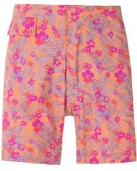 Amir Slama - Short De Bain À Fleurs - Lyst