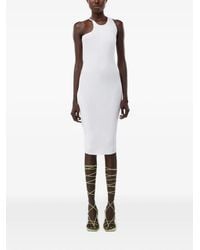 GAUGE81 - Altea Asymmetric Ribbed Midi Dress - Lyst