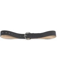 Marni - Leather Belt With Round Buckle - Lyst