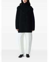 Vera Wang - Pauline Cable-Knit Wool Sweater - Lyst
